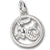 Capricorn charm in 14K White Gold hide-image