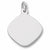 Disc charm in 14K White Gold hide-image