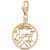 Banff Charm in Yellow Gold Plated