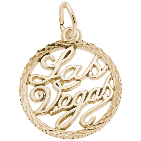 Las Vegas Charm in Yellow Gold Plated