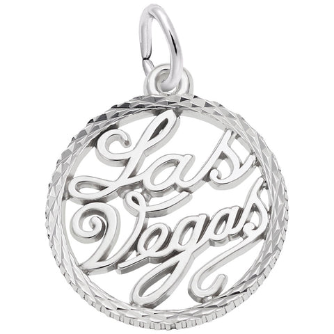 Las Vegas Charm In Sterling Silver