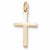 Cross Charm in 10k Yellow Gold hide-image