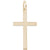 Cross Charm In Yellow Gold