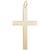 Cross Charm in Yellow Gold Plated