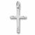 Cross charm in 14K White Gold hide-image