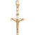 Cross Charm In Yellow Gold