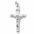 Cross charm in 14K White Gold hide-image