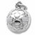 Soccer Ball charm in 14K White Gold hide-image