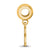 NFL Dallas Cowboys Extra Small Charm Dangle Bead Charm in Gold Plated