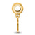 NFL Atlanta Falcons Extra Small Charm Dangle Bead Charm in Gold Plated