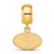 NFL San Francisco 49Ers Extra Small Charm Dangle Bead Charm in Gold Plated