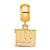 NFL New York Giants Extra Small Charm Dangle Bead Charm in Gold Plated