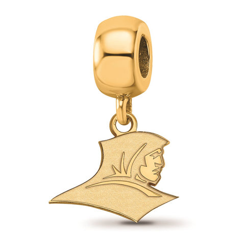 Gold Plated LogoArt Providence College Small Dangle Bead
