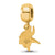 NFL Minnesota Vikings Extra Small Charm Dangle Bead Charm in Gold Plated