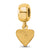 Depaul University Xs Charm Dangle Bead Charm in Gold Plated