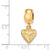 Depaul University Xs Charm Dangle Bead Charm in Gold Plated