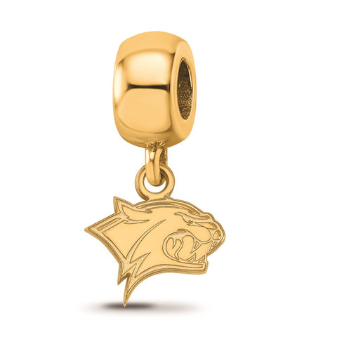 Gold Plated LogoArt University of New Hampshire Xs Dangle Bead Charm