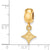 Furman University Xs Charm Dangle Bead Charm in Gold Plated