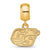 LogoGeorgia Southern University Xs Charm Bead in Gold Plated