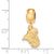 Coastal Carolina University Small Charm Dangle Bead in Gold Plated