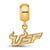 University of South Florida Small Charm Dangle Bead in Gold Plated