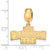 University of San Francisco Small Charm Dangle Bead in Gold Plated