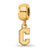 Gold Plated LogoArt College Of Charleston Xs Dangle Bead Charm
