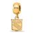 Gold Plated NHL LogoArt New York Rangers Xs Dangle Bead Charm