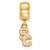 University of South California Charm Bead Xs Dangle in Gold Plated