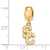 University of South California Charm Bead Small Dangle in Gold Plated
