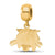 Ohio University Small Charm Dangle Bead in Gold Plated