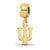 Gold Plated LogoArt Indiana University Small Dangle Bead