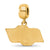 Oklahoma State University Small Charm Dangle Bead in Gold Plated