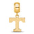University of Tennessee Small Charm Dangle Bead in Gold Plated
