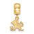 University of Notre Dame Charm Bead Xs Dangle in Gold Plated