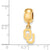 The University of Oklahoma Charm Bead Xs Dangle in Gold Plated