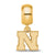 University of Nebraska Xs Charm Bead in Gold Plated