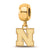 Gold Plated LogoArt University of Nebraska Xs Bead Charm