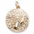 Sand Dollar Charm in 10k Yellow Gold hide-image