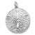 Sand Dollar charm in Sterling Silver hide-image