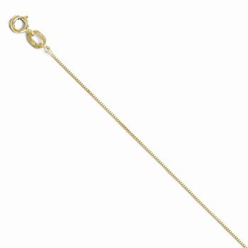 10K Yellow Gold Baby Box Chain