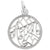 Aspen Charm In 14K White Gold