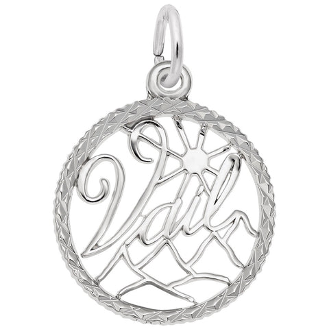 Vail Charm In Sterling Silver
