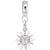 Sunburst charm dangle bead in Sterling Silver hide-image