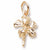 Hibiscus Charm in 10k Yellow Gold hide-image