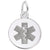 Medical Symbol Charm In Sterling Silver
