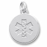 Medical Symbol charm in Sterling Silver hide-image