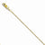 10K Yellow Gold Octogonal Sparkle Box, 20 inch, Jewelry Chains and Necklace