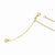 10K Yellow Gold Adjustable Singapore Chain