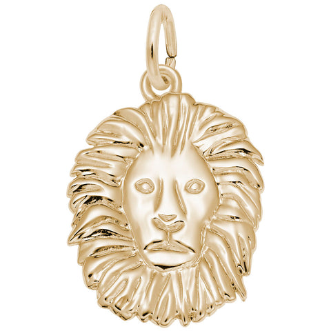 Lion Charm In Yellow Gold